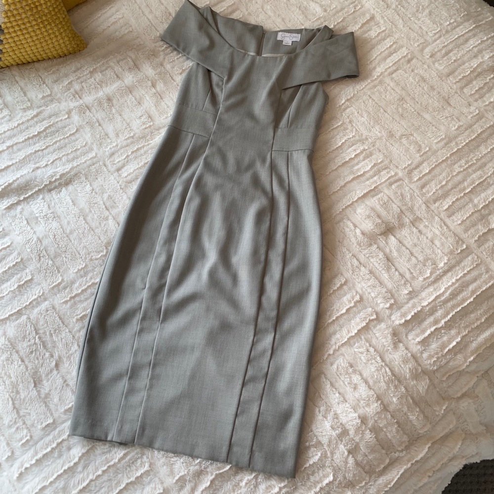 Jessica Simpson off the shoulder dress